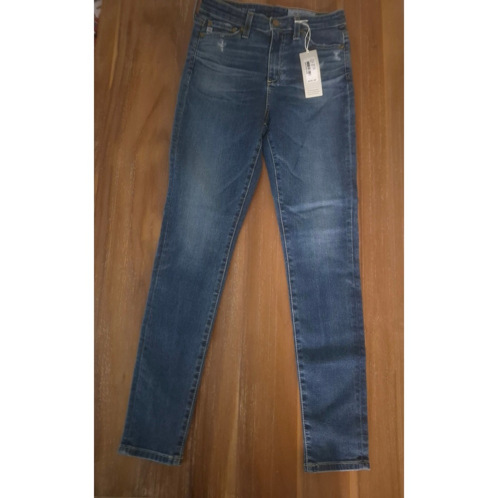 AG Adriano Goldschmied Mila Ankle Jeans Womens 25 Blue Skinny New Tags EMP1760